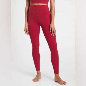 Athleta Ultra High Rise Elation Tight Candy Red